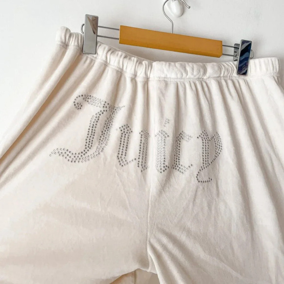 Juicy  Couture Velvet Fleece Long Sleeve Shirt and Joggers Lounge Set Size Large - Picture 6 of 7